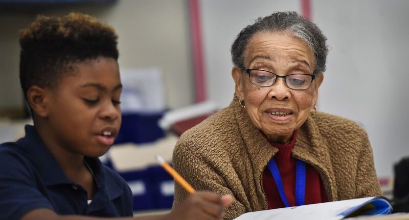 97-Year-Old Senior NBBBS Mentor Can’t Wait To Get Her COVID-19 Shot And Get Back To Her Classroom