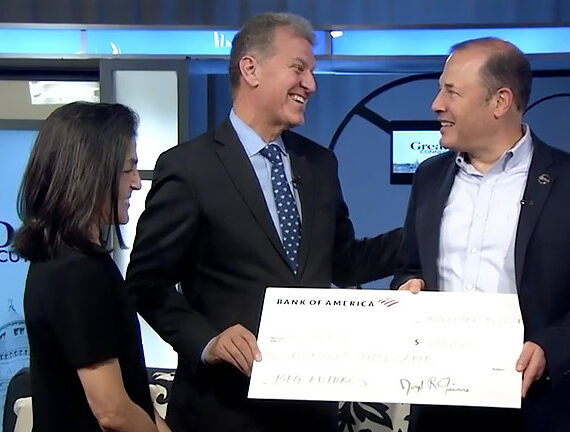 NUTMEG BIG BROTHERS BIG SISTERS RECEIVES THRILLING SURPRISE DURING A RECENT WFSB-TV INTERVIEW