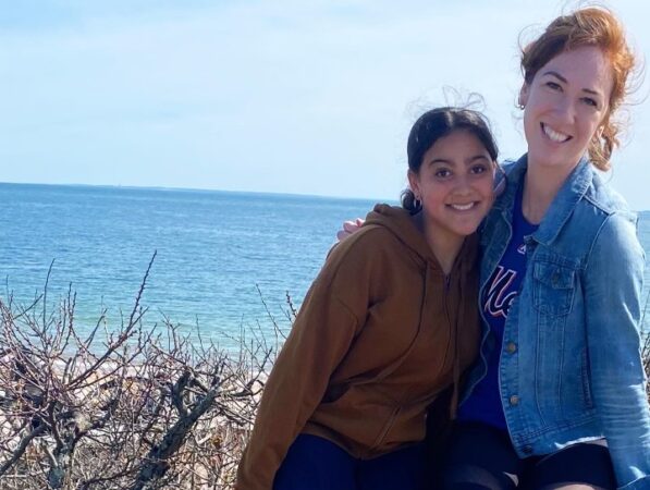 BS Siobhan McGirl and Jahyleeanne at beach